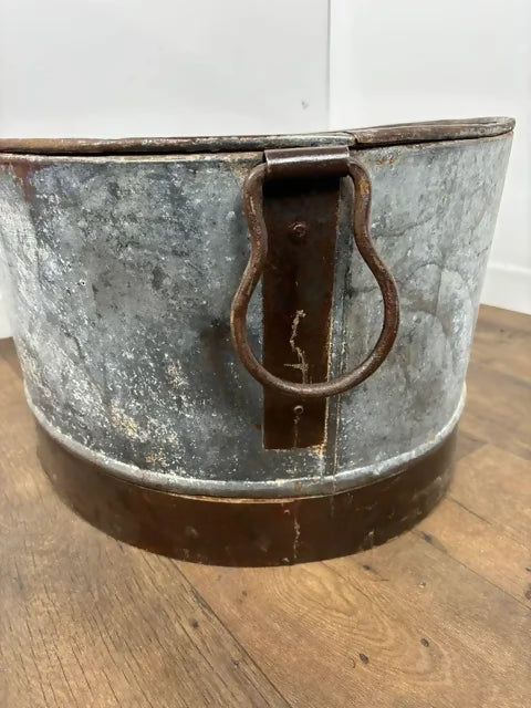 Large Rustic Metal Planter / Trough