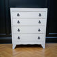 Vintage mid century chest of drawers, Lebus neutral taupe drawers