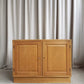 Vintage Mid Century Danish Oak Compact Sideboard Media Cabinet Scahdi Retro R516