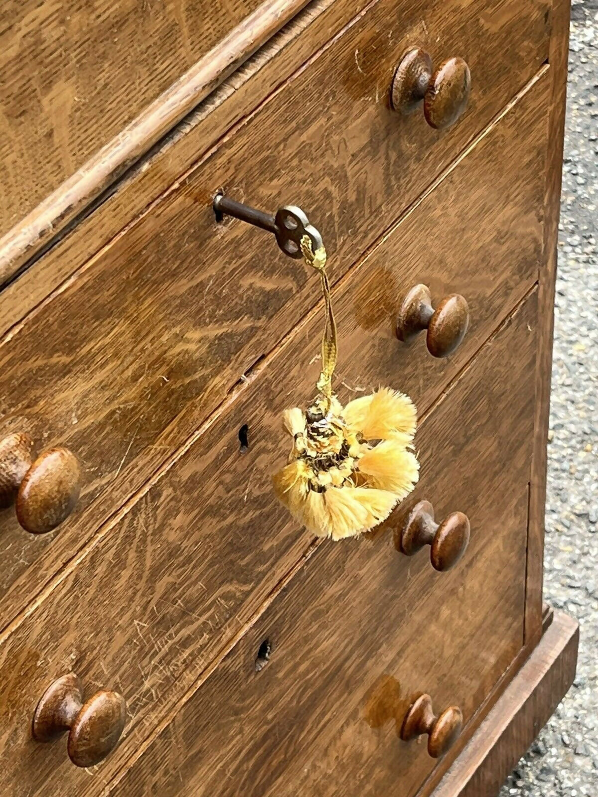 Vintage Victorian Light Oak Davenport Desk. Lamb Of Manchester, Gillows Design