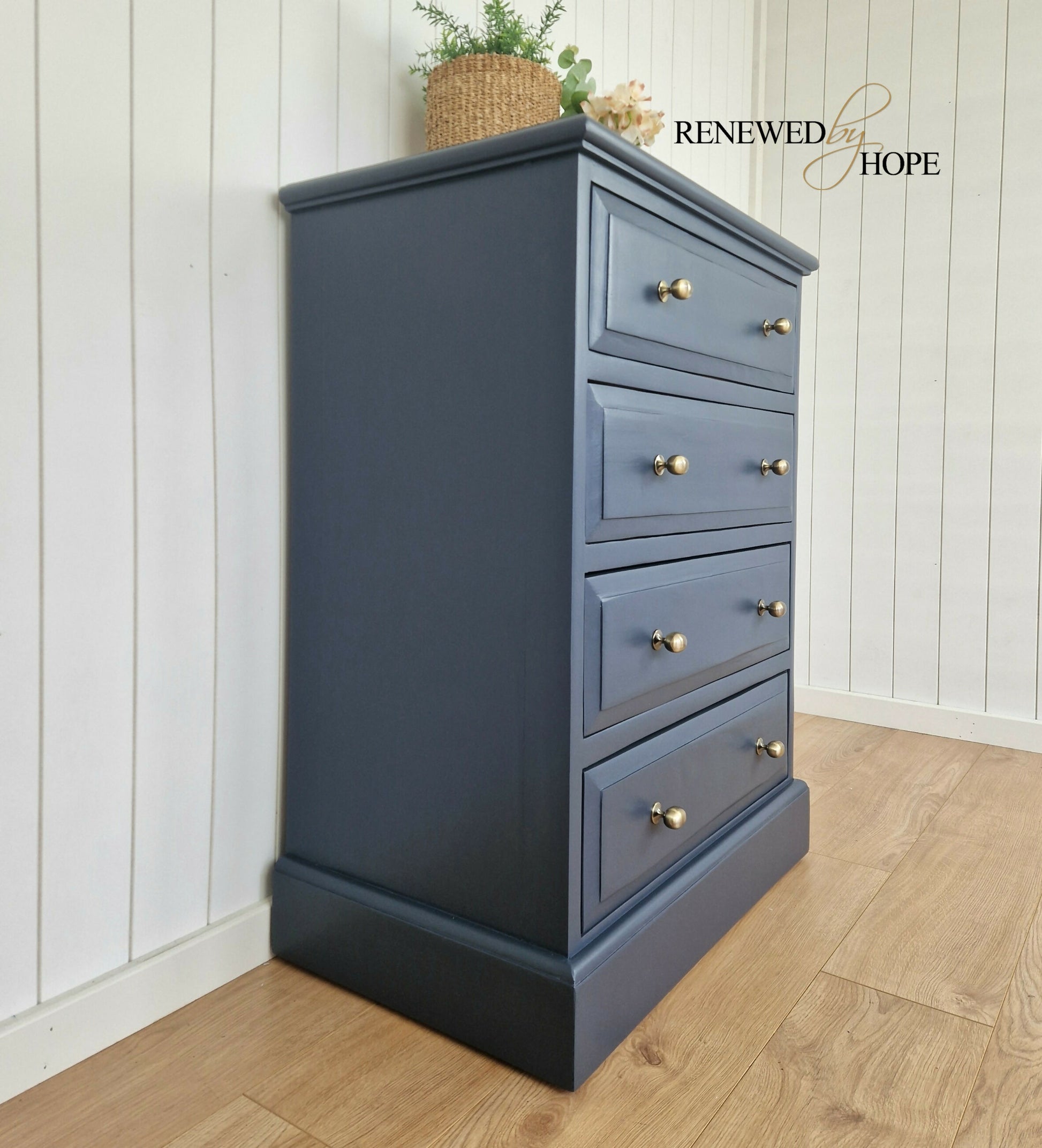 Navy Blue Chest of Drawers (4)