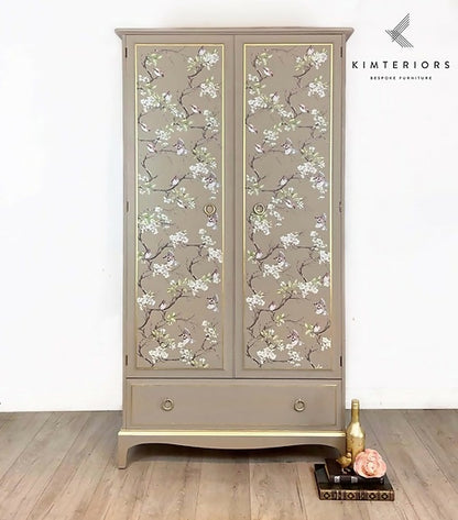 Stag Double wardrobe Blossom Flight Single Drawer