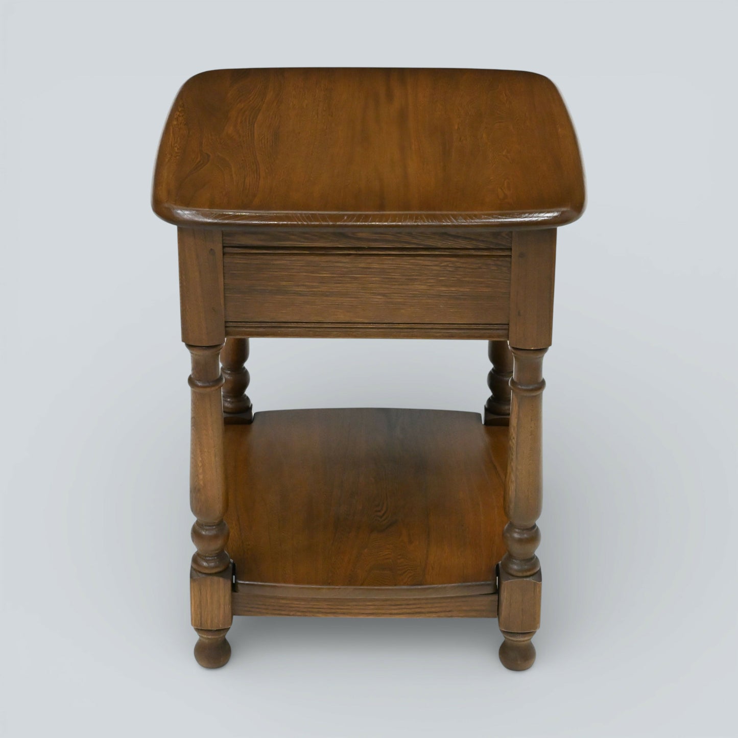 Ercol Lamp/Bedside Table Golden Dawn Finish Mid Century Modern Elm FREE Delivery