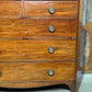 Antique Edwardian Mahogany Two over Three Chest of Drawers, c1900