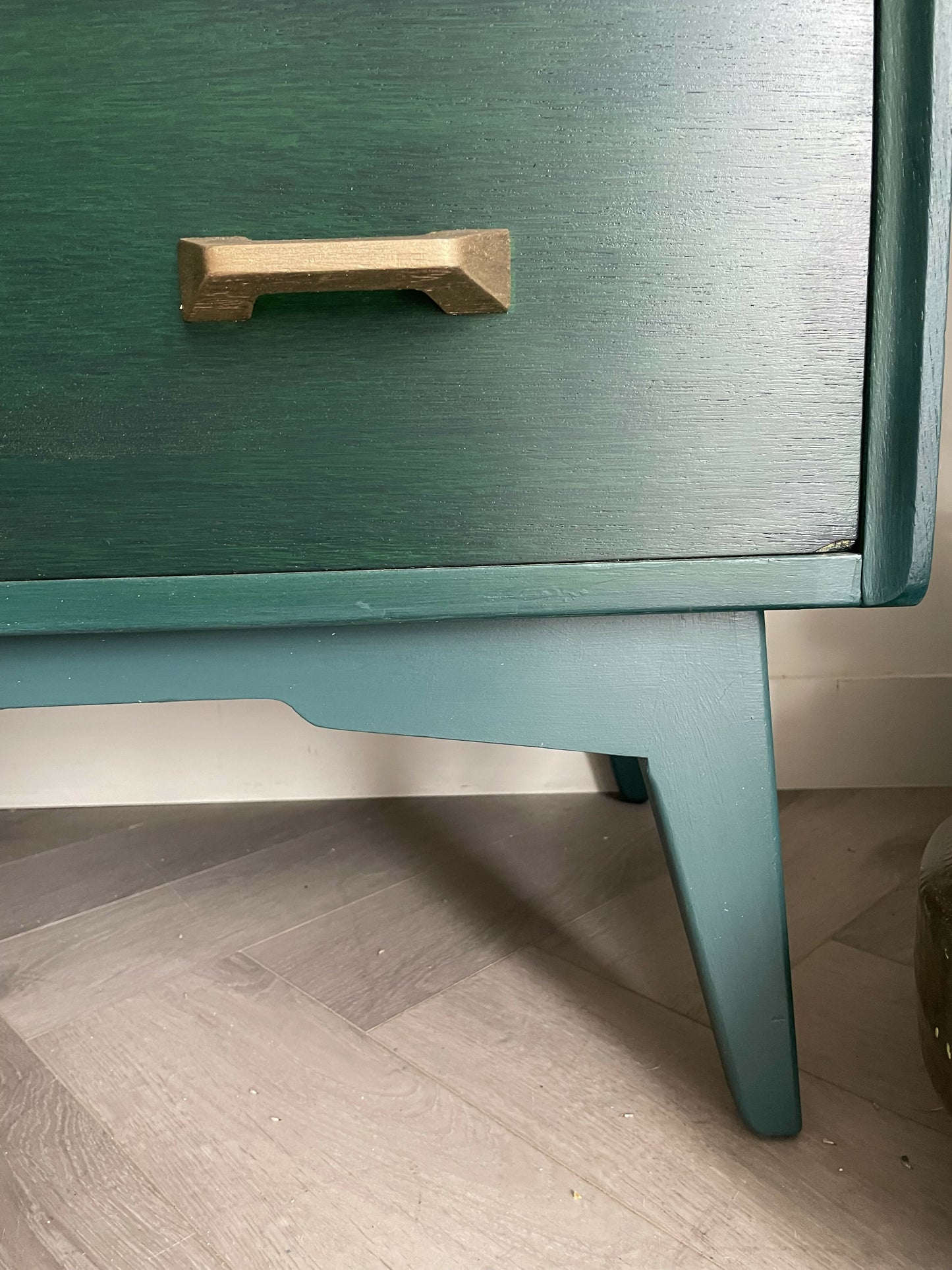 Mid Century Chest Of Drawers, Green and Teal