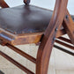 Campaign Chair With Adjustable Upholstered Headrest Circa 1890