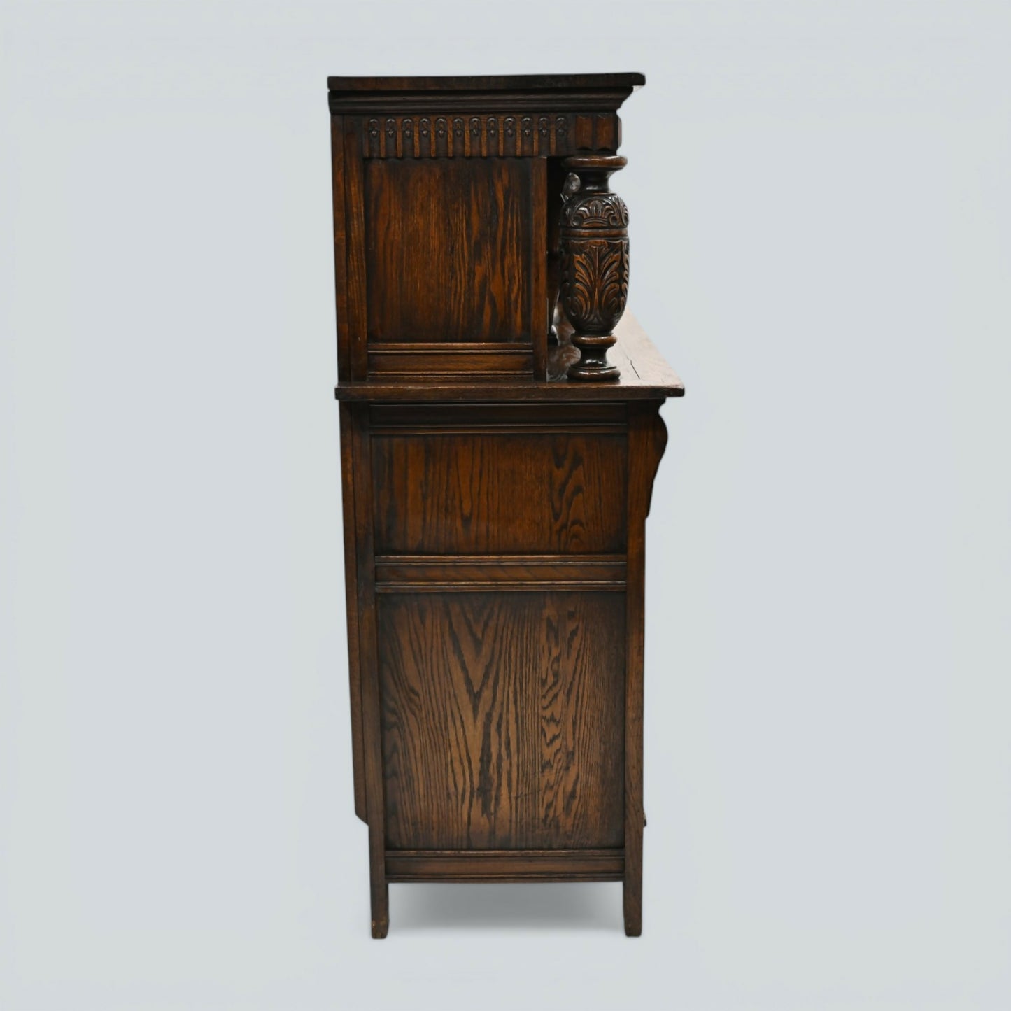 Oak Court Cupboard Buffett Sideboard By Skull (Ercol) Vintage FREE UK Delivery