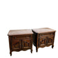 Vintage Oak French Provincial style bedsides cupboards by Century furniture