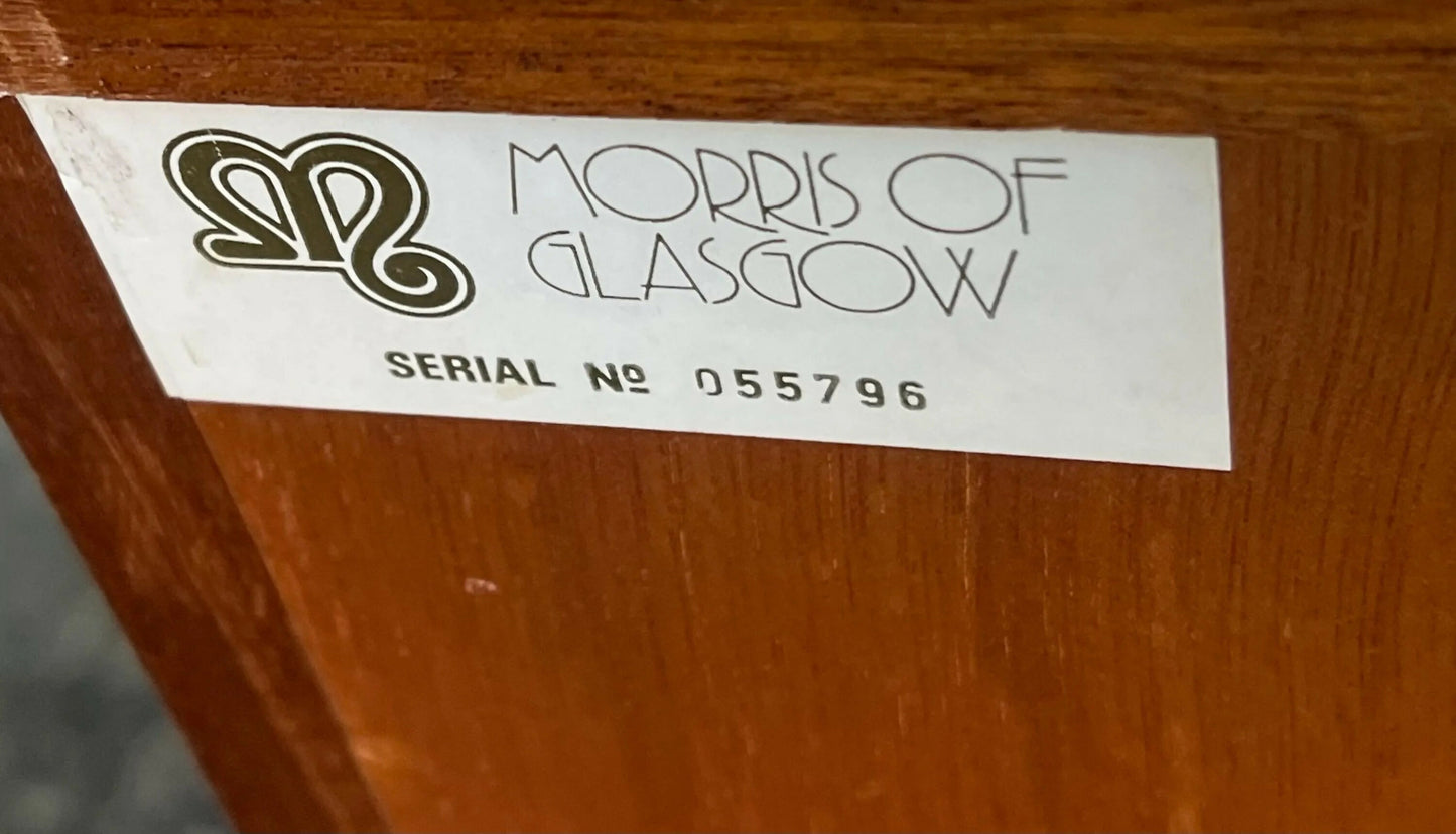 Mid century corner cupboards by Morris of Glasgow