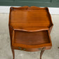 Vintage Pair French Bedside Tables - by Jean Laick - Cherry Wood