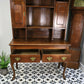 Victorian Solid Oak Dresser with Shelved Rack