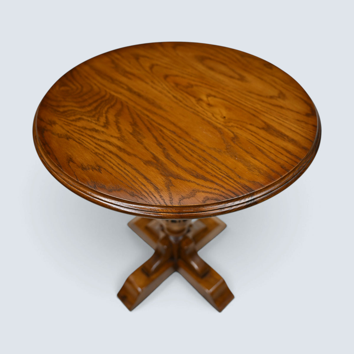 Old Charm Wine/Side Pedestal Table Light Oak Model 2428 FREE Delivery*