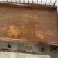 Vintage Art Deco Carved Wood Cabinet Sideboard 3 Doors 2 Drawers