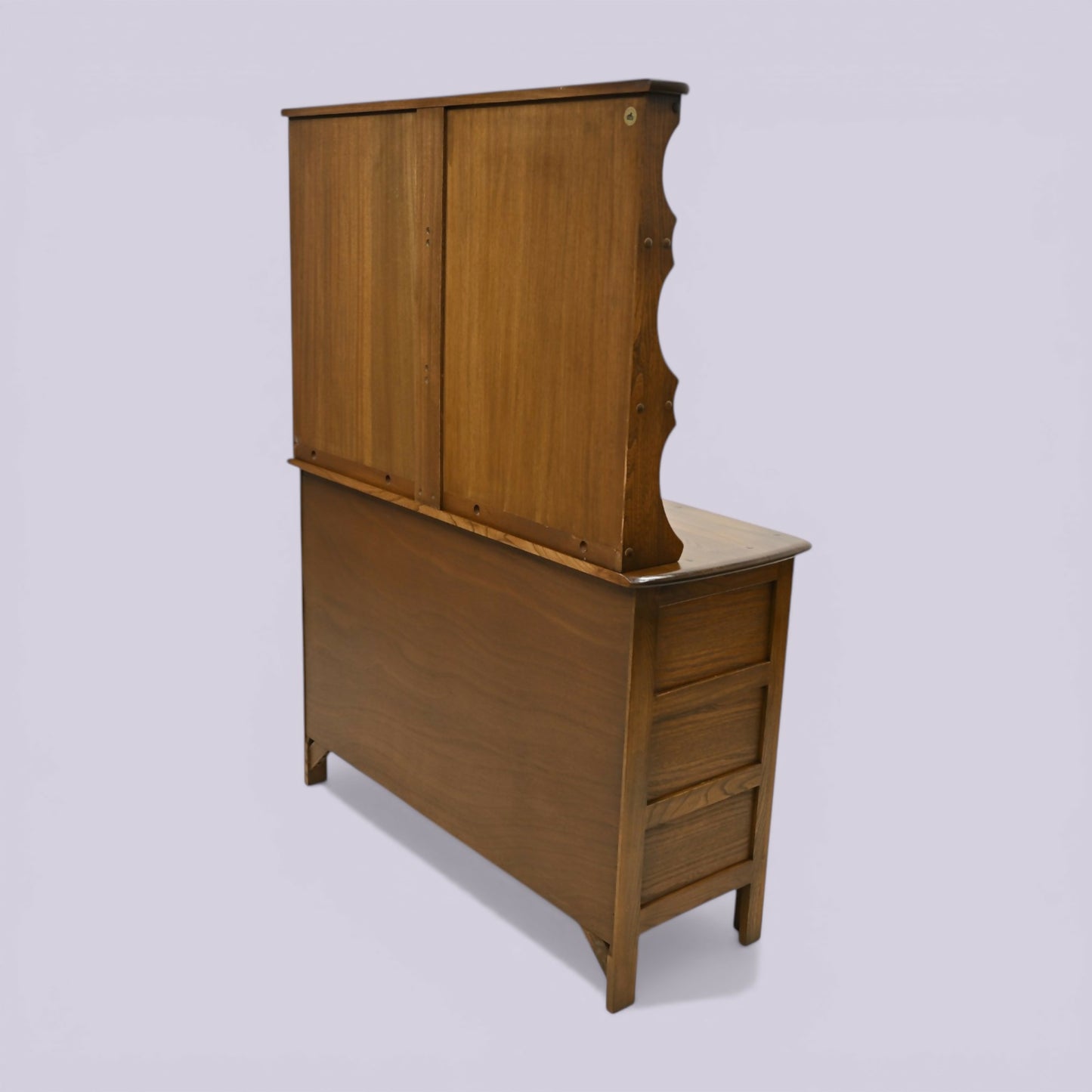 Ercol Welsh Dresser Sideboard Top Shelving Golden Dawn 1970s FREE UK Delivery
