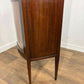 Edwardian Inlaid Mahogany Narrow Display Cabinet