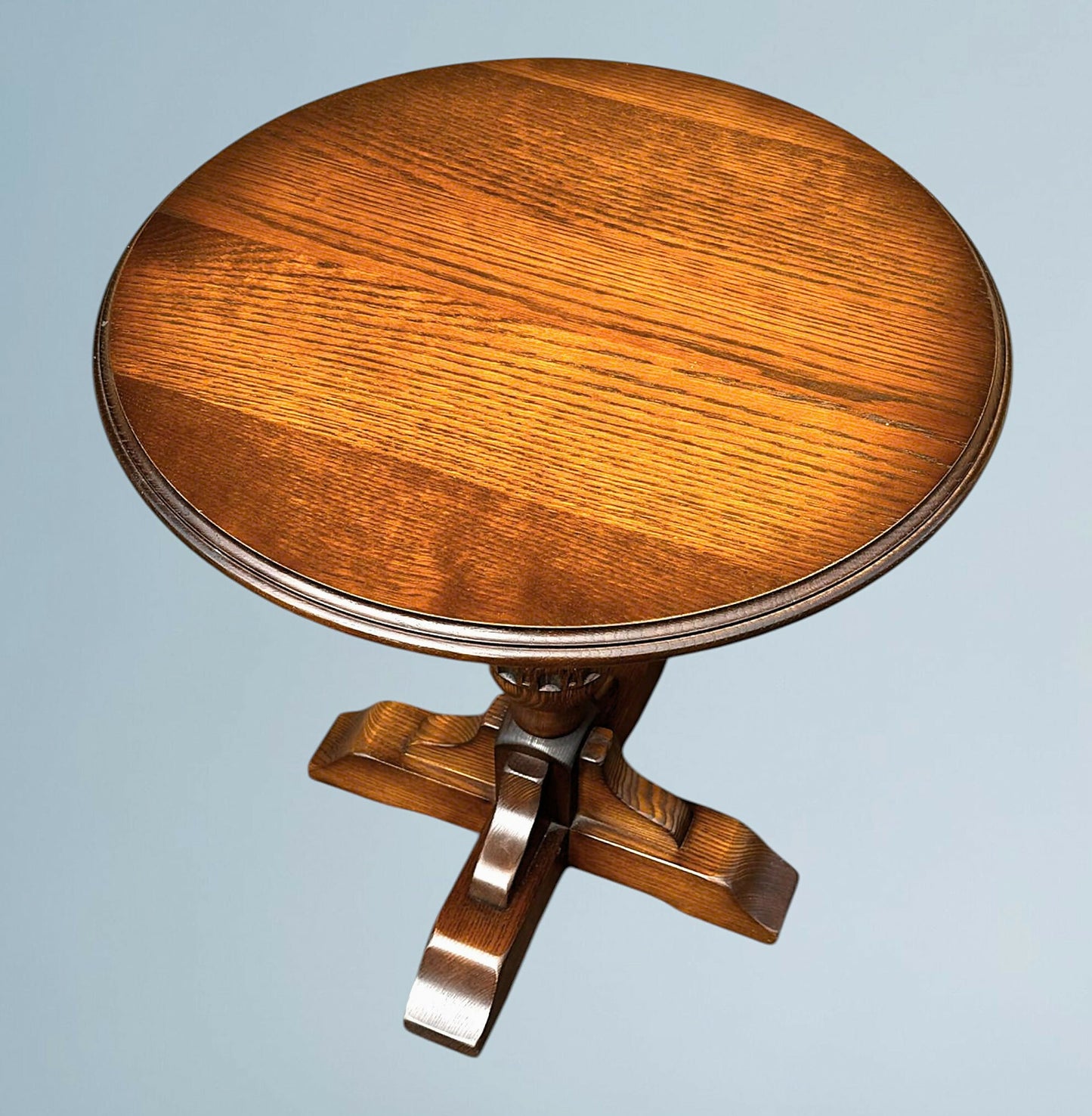 Wood Bros Old Charm Light Oak Wine Table 2428