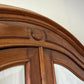 Wardrobe Antique French Style Walnut Mirrored Two Door Carved Armoire LOT 6538