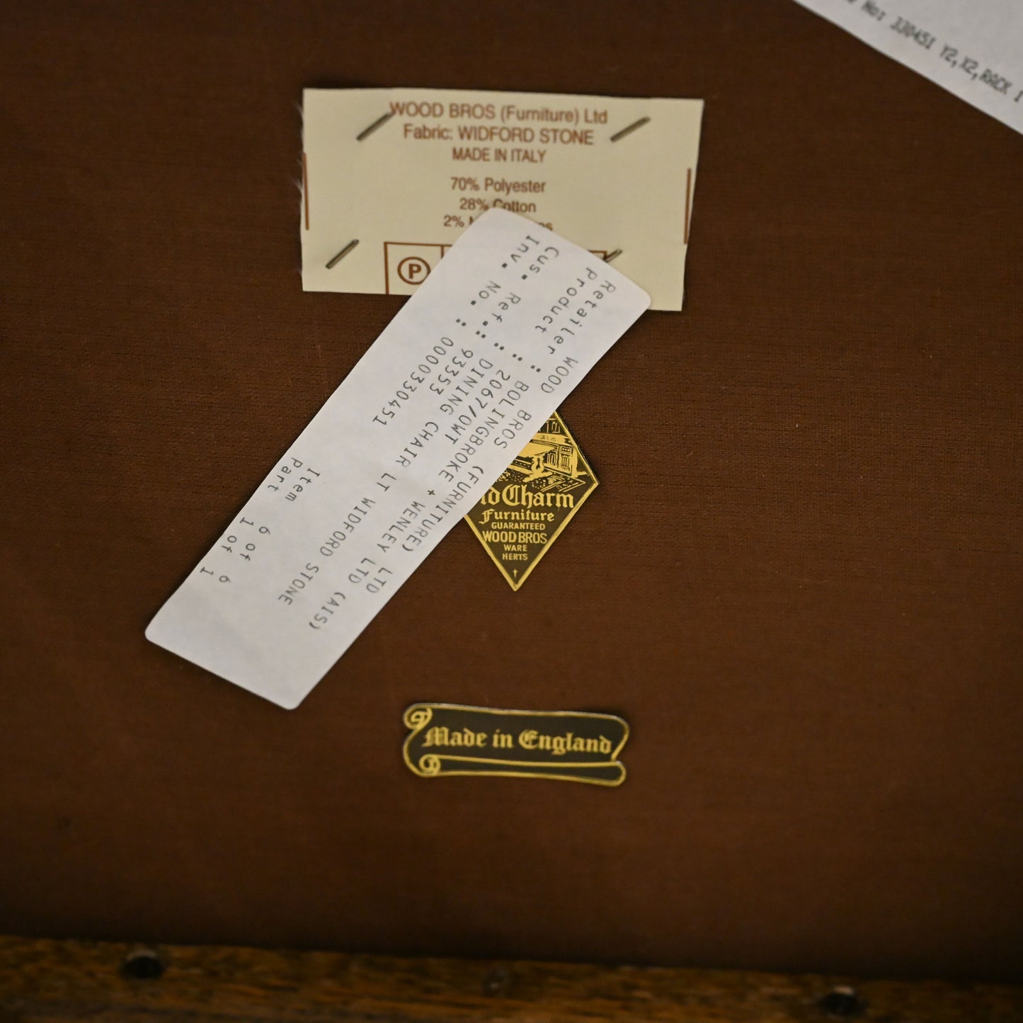 6 Old Charm Oak Dining Chairs Lancaster Light Oak Finish FREE UK Delivery*. SBR10909/0509E