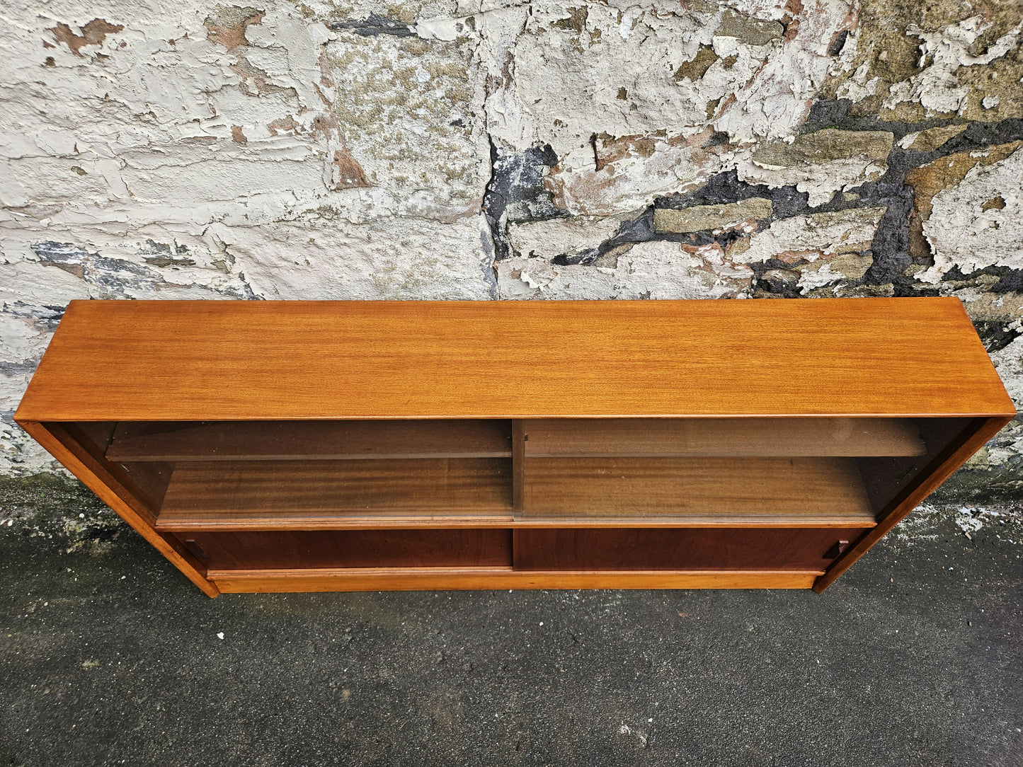 Display Cabinet By Herbert Gibbs Bookcase Shelving Mid Century Teak Vintage Furniture