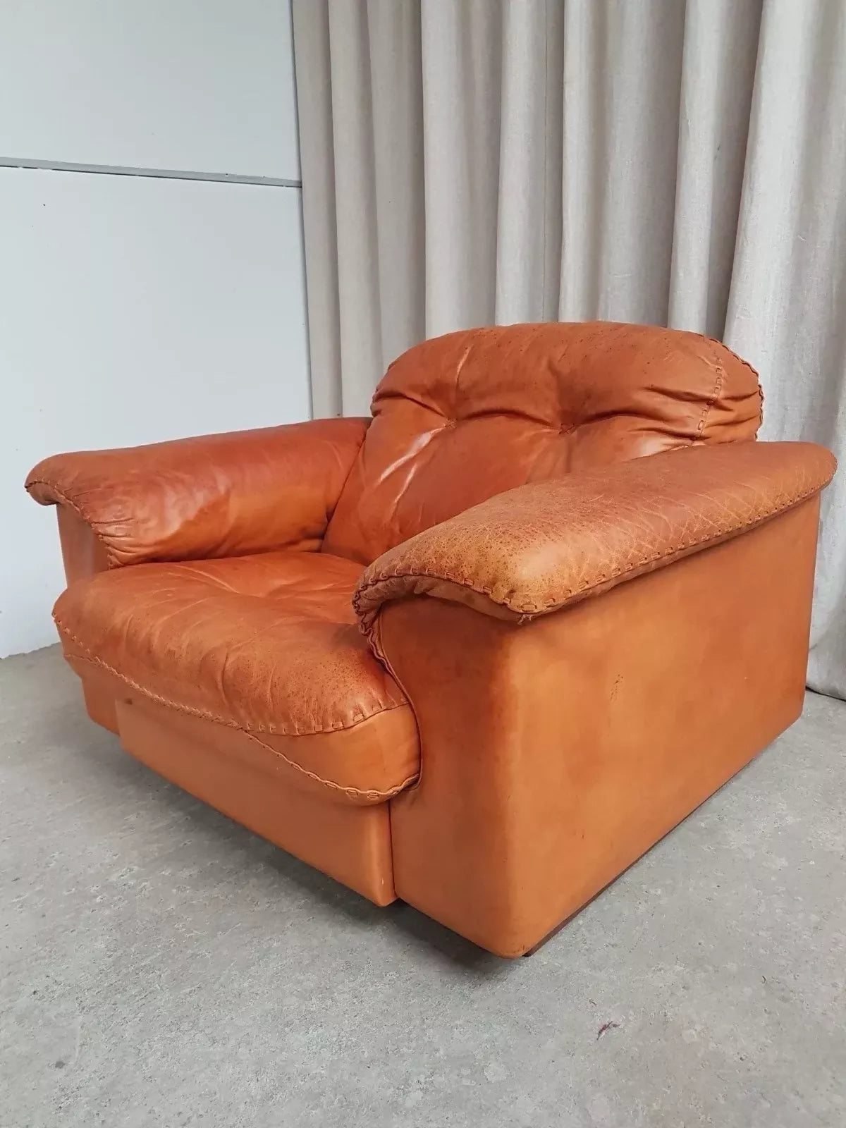 Vintage Rare Mid Century De Sede DS101 James Bond Reclining Chair Scandi Retro R878