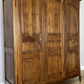 Wardrobe Vintage French Louis XVI Style Oak Three Door Carved Armoire LOT 6507