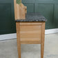 Limed Oak Washstand with Marble Top - Vanity Unit - SKU 229