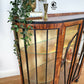 Vintage Art Deco drinks cocktail cabinet, black and gold