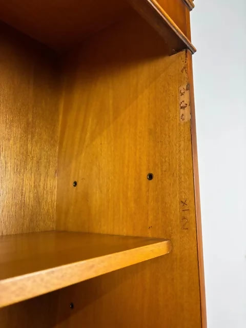 Reproduction Yew Wood Bookcase