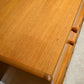 Mid Century Nathan Squares Sideboard Vinyl Cabinet With Drawers 1970s