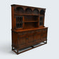Old Charm Oak Dresser In Tudor Brown 6ft Wide Sideboard Display FREE Delivery*
