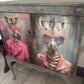 Funky Upcycled Cabinet