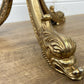 Standing Coat Hanger Vintage French Style Brass Ornate Coat Rack LOT 6453