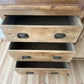 Antique Victorian Pine Sideboard, Rustic Chiffonier, Vintage Dresser, Old Patina Storage Cabinet, English Country Farmhouse Furniture