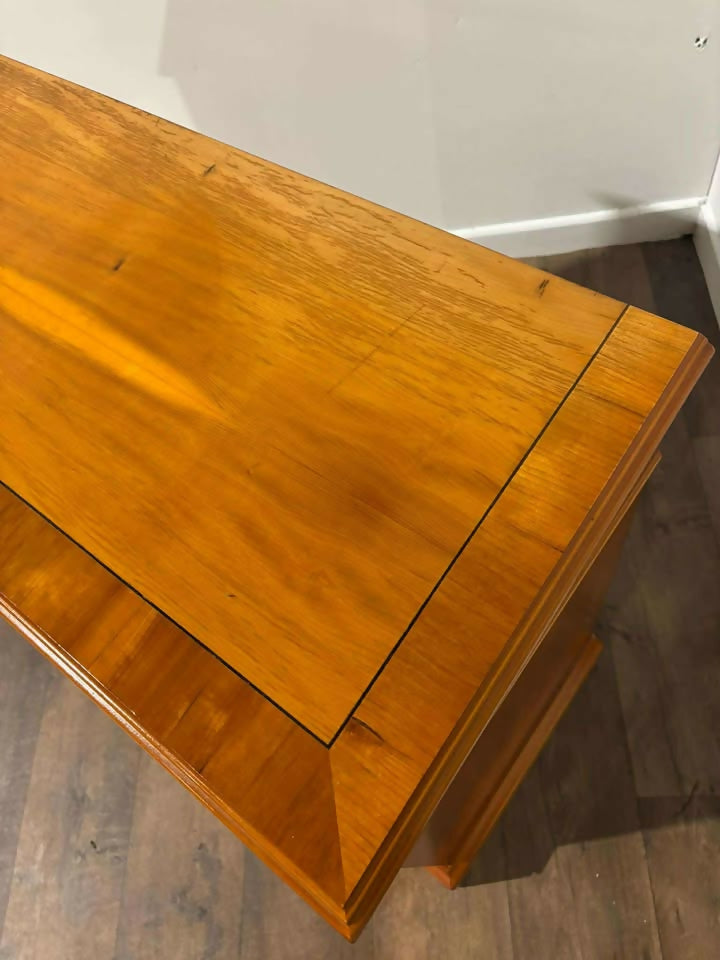 Yew Wood Two Door Two Drawer Cabinet