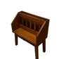Vintage Art Deco period Oak book and magazine rack