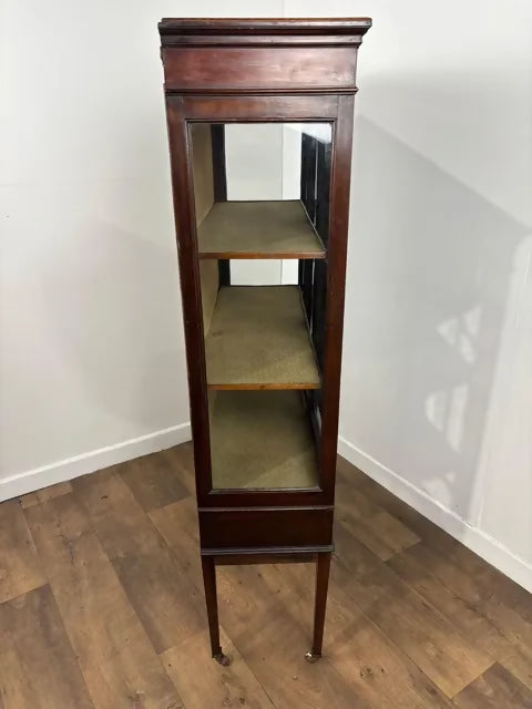 Edwardian Mahogany Inlaid Display Cabinet