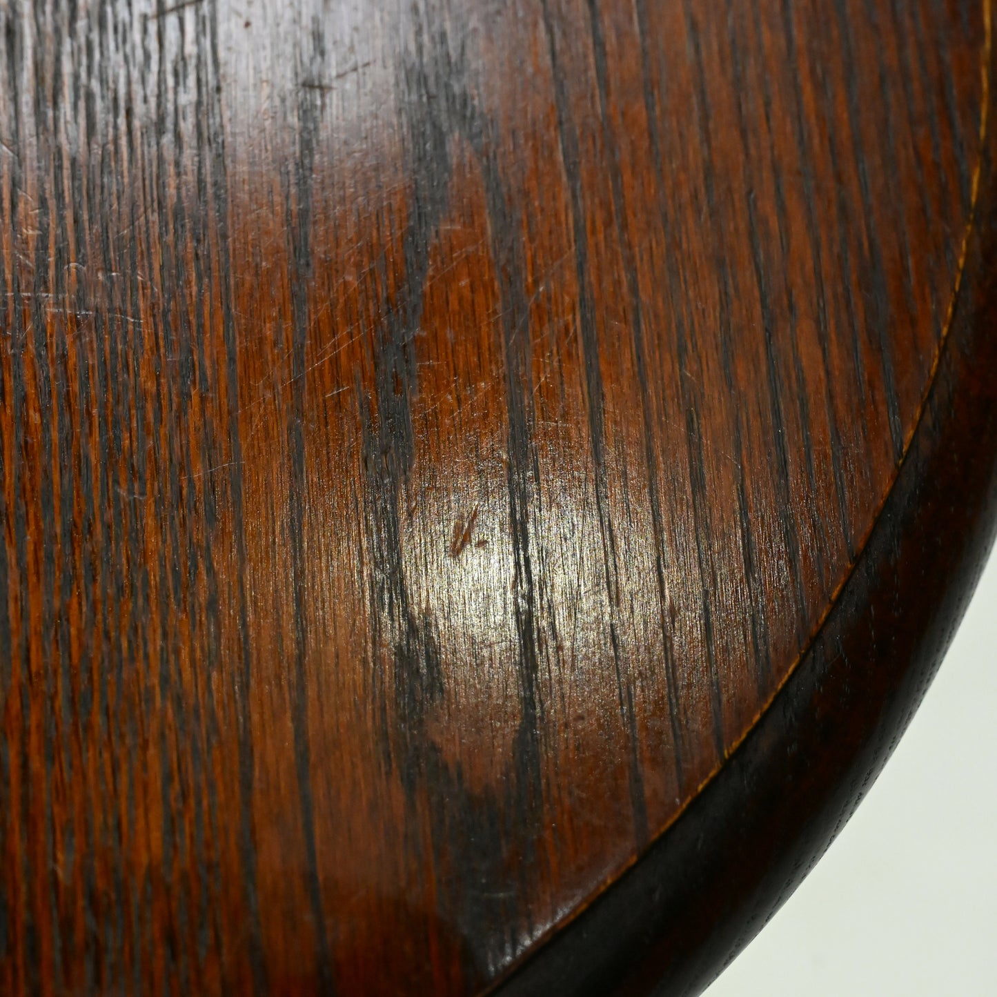 Old Charm Wine/Side Table Pedestal Tudor Brown Model 2217 FREE Delivery. SBR10692/1007E