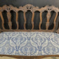 Lovely Walnut 3 Seater Couch