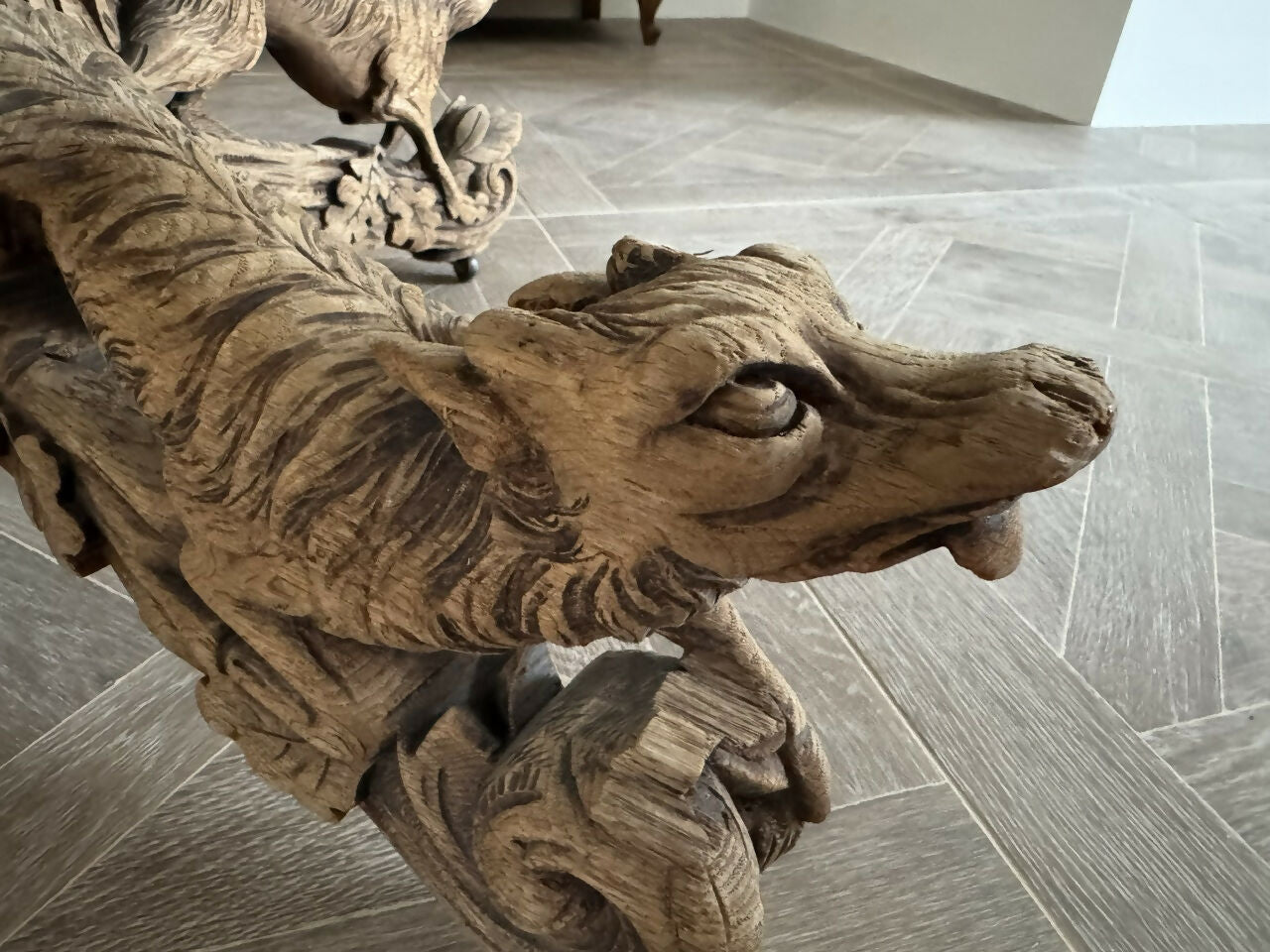 Wonderful French Oak Hunting Centre Table