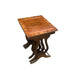 Vintage Regency style Walnut and Oak Lyle nest of tables