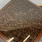 Plant Stand Chinese Mahogany Hand Carved Design Glass Top Coffee Table LOT 24327