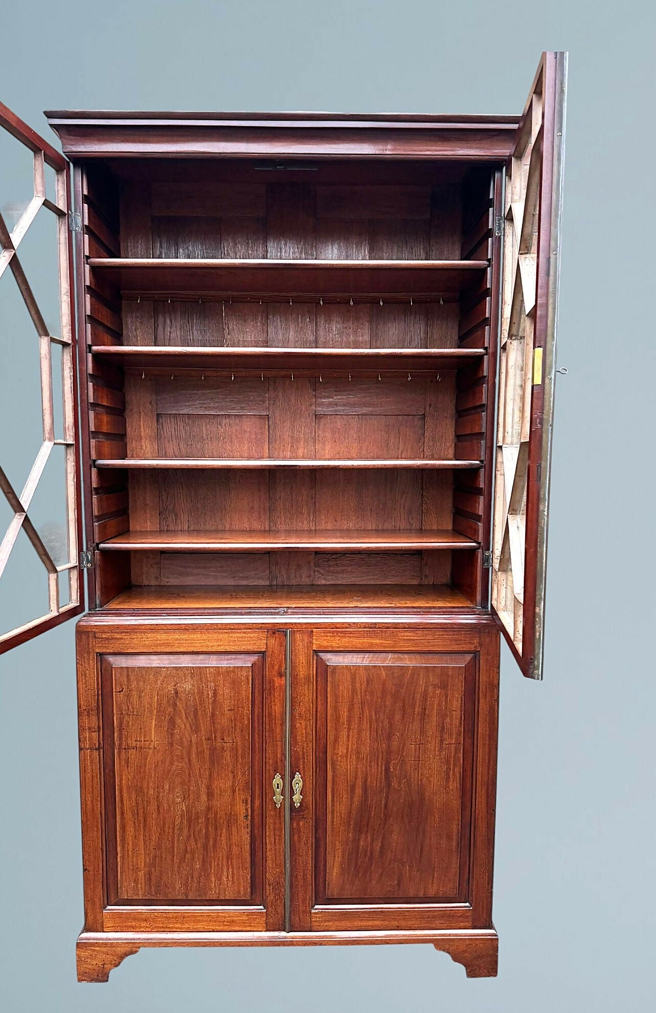 Antique Georgian Mahogany Bookcase, Circa 1800