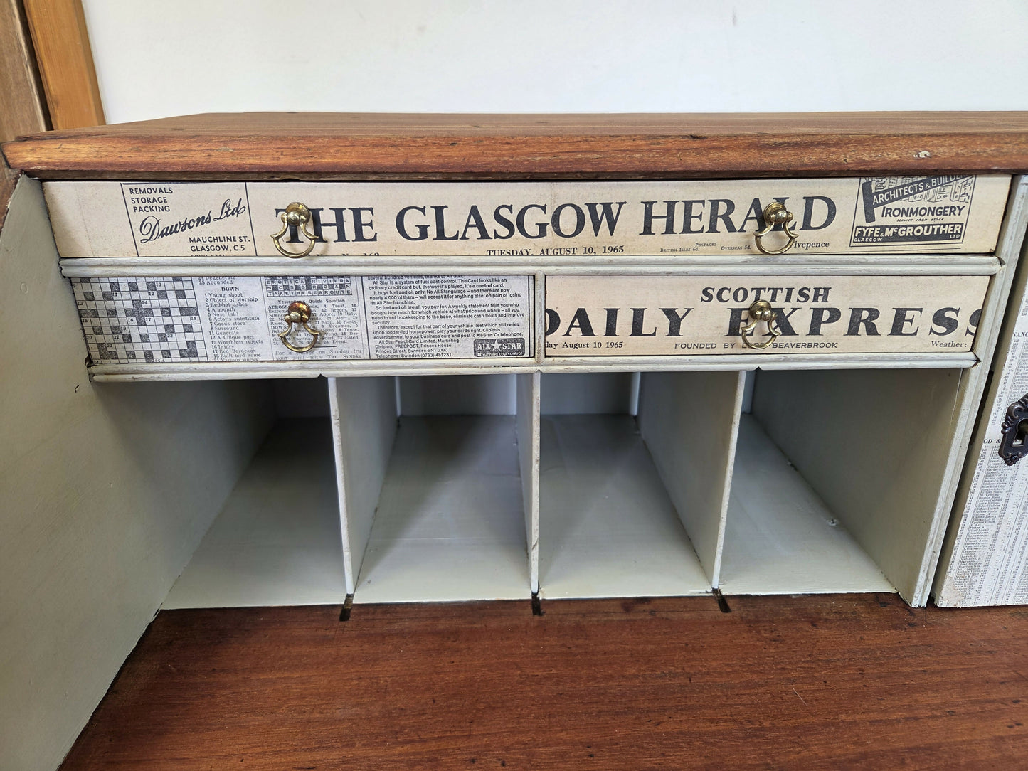Georgian Mahogany Large Bureau