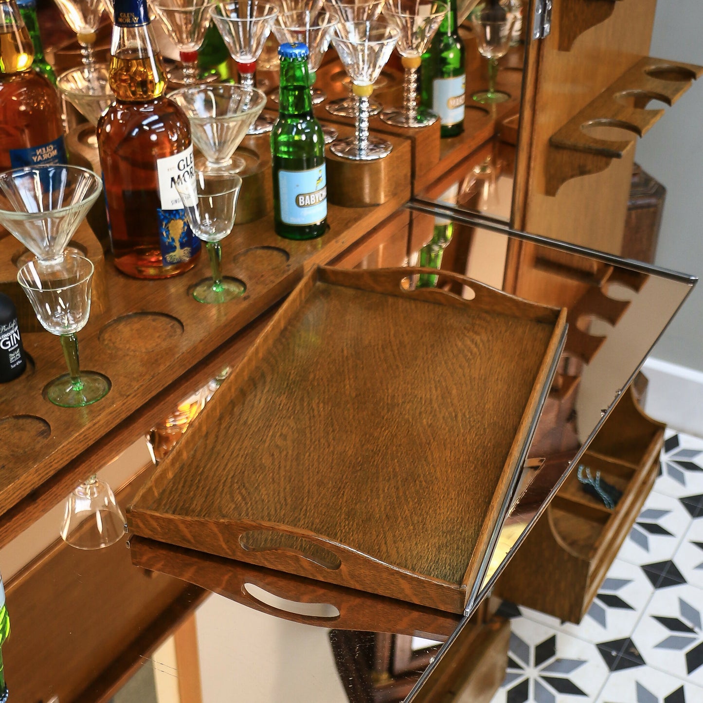 Oak Cocktail Cabinet Drinks Cabinet 1930s