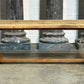 Deep French Oak Farmhouse Dining Table lovely top