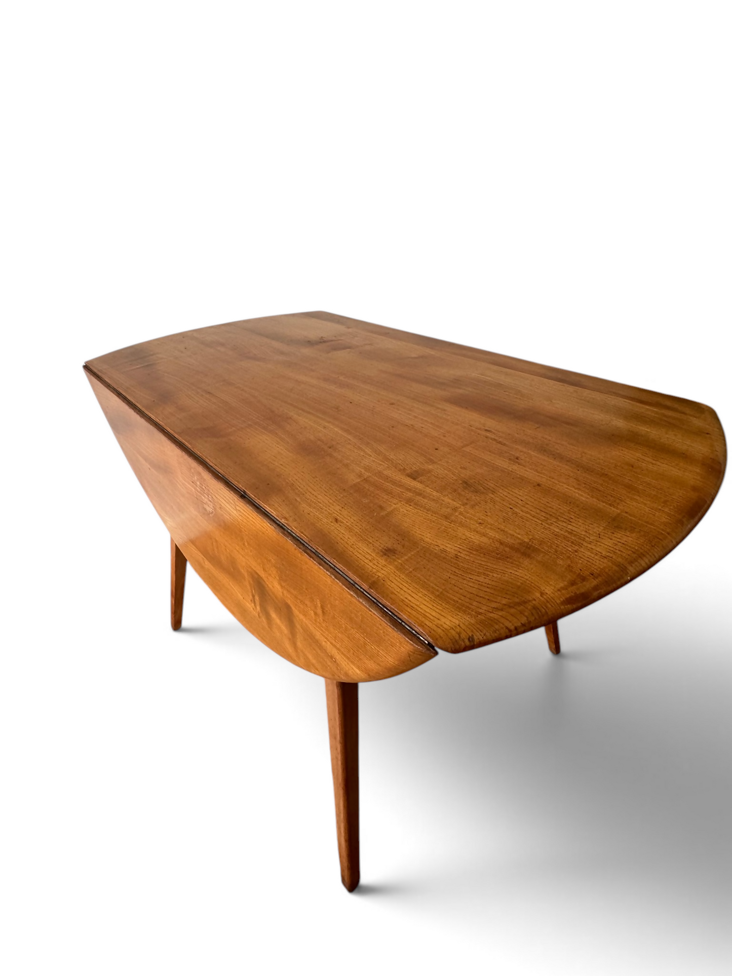 Vintage Ercol Blonde Elm Drop Leaf Dining Table
