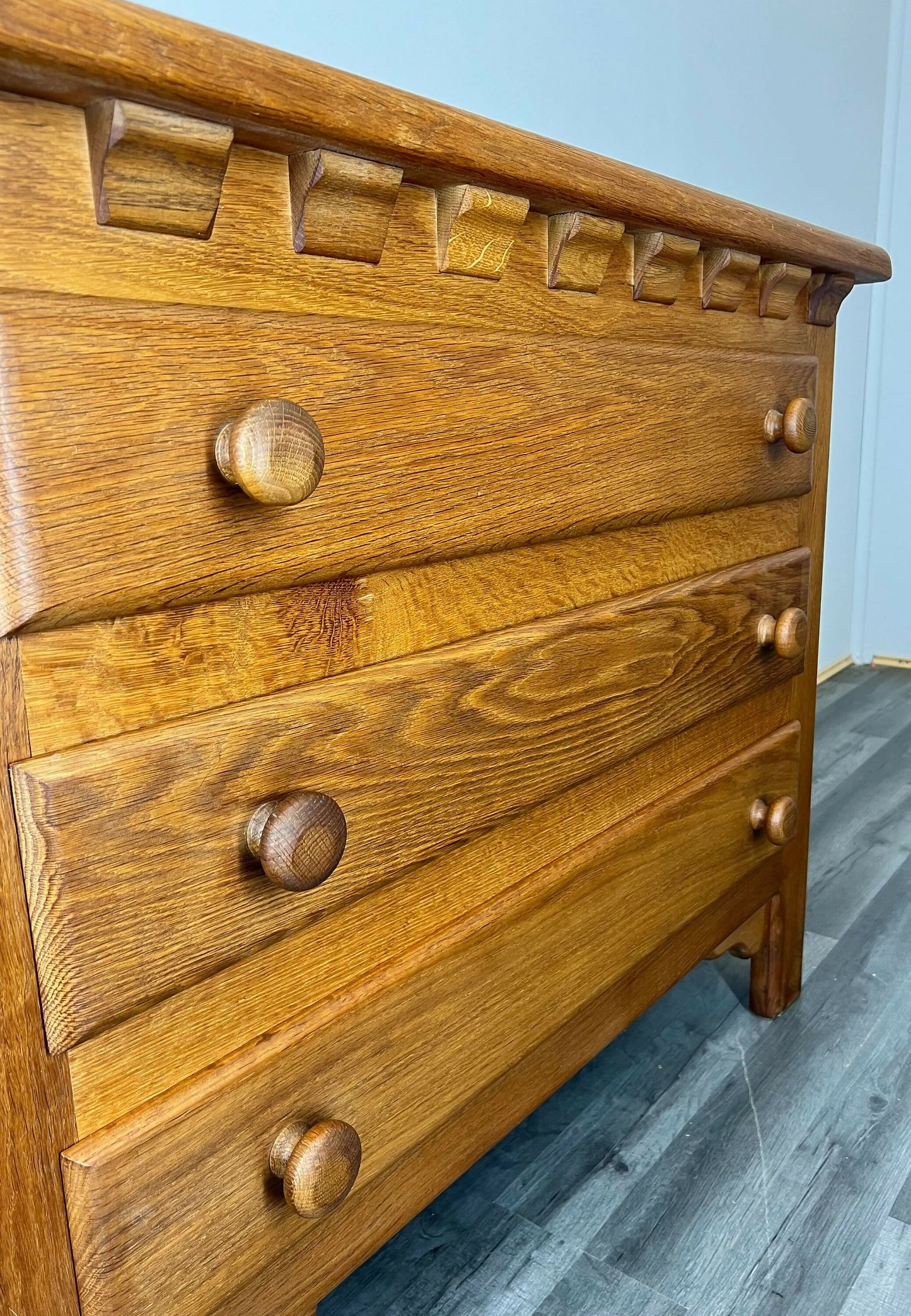 Vintage Chest of Drawers French Style Sideboard Carved Cabinet LOT 2930