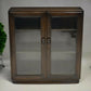 Ercol Wide Medium Bookcase 2 Adjustable Shelves Glazed Doors FREE UK Delivery*