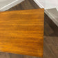 Mid Century Teak Coffee Table with Chrome Effect Legs