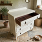 Beautiful vintage chest of drawers in Old English White